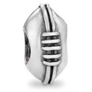 Pandora Sterling Silver Football Rare Retired Charm